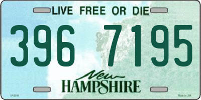NH license plate 3967195