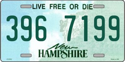 NH license plate 3967199
