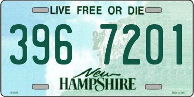 NH license plate 3967201