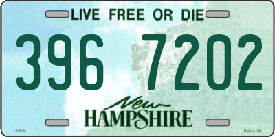 NH license plate 3967202