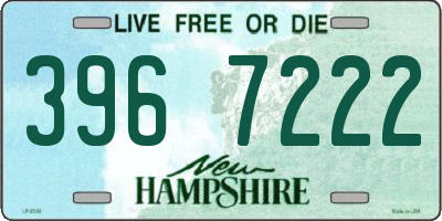 NH license plate 3967222