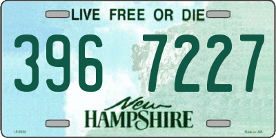 NH license plate 3967227
