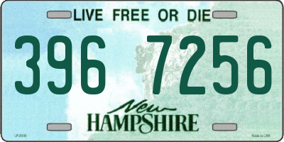 NH license plate 3967256