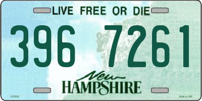 NH license plate 3967261