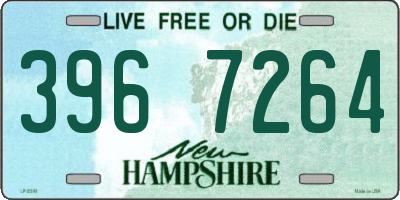 NH license plate 3967264