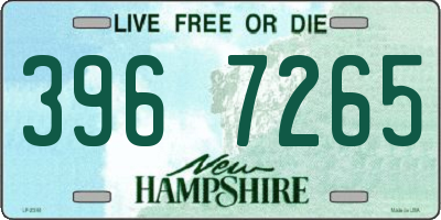 NH license plate 3967265