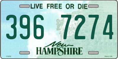 NH license plate 3967274