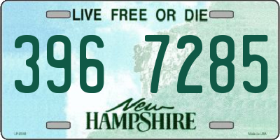 NH license plate 3967285