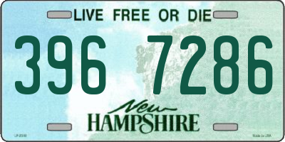 NH license plate 3967286