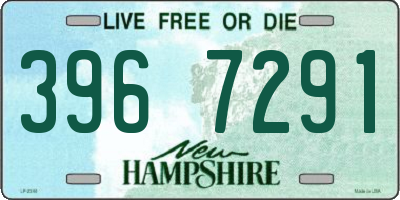 NH license plate 3967291