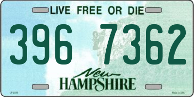 NH license plate 3967362