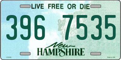 NH license plate 3967535