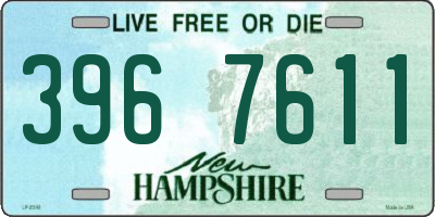 NH license plate 3967611