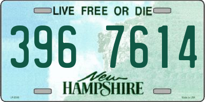 NH license plate 3967614