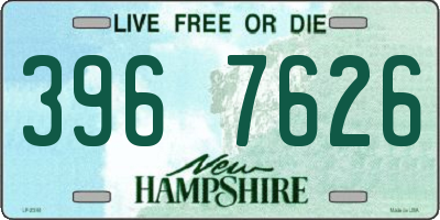 NH license plate 3967626