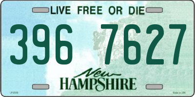 NH license plate 3967627
