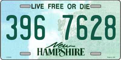 NH license plate 3967628