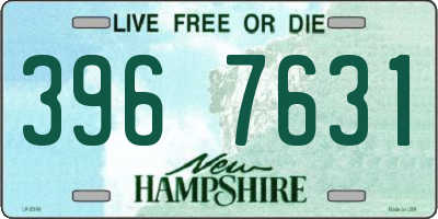 NH license plate 3967631