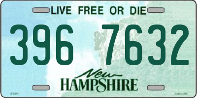 NH license plate 3967632