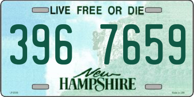 NH license plate 3967659