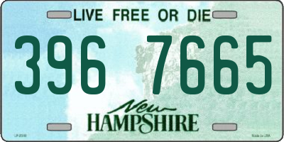 NH license plate 3967665