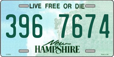 NH license plate 3967674