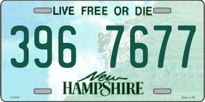 NH license plate 3967677