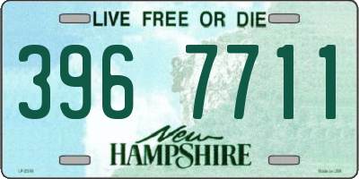 NH license plate 3967711