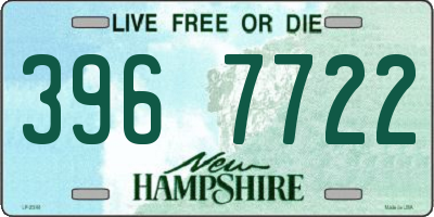 NH license plate 3967722