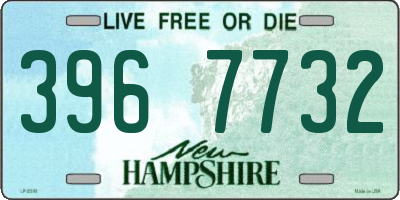NH license plate 3967732