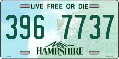 NH license plate 3967737