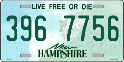 NH license plate 3967756