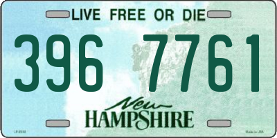 NH license plate 3967761