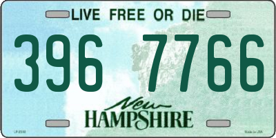 NH license plate 3967766