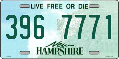 NH license plate 3967771
