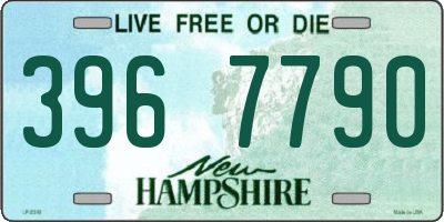 NH license plate 3967790