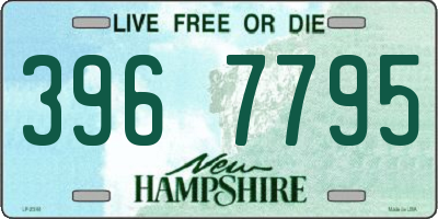 NH license plate 3967795