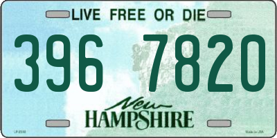 NH license plate 3967820