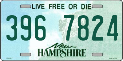NH license plate 3967824