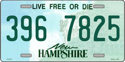 NH license plate 3967825