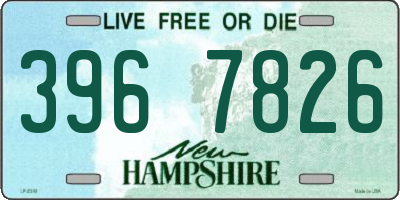NH license plate 3967826