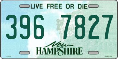 NH license plate 3967827