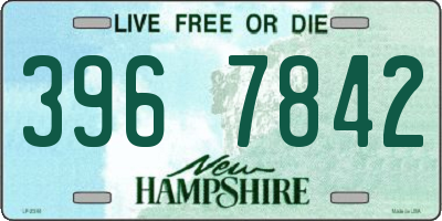 NH license plate 3967842