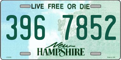 NH license plate 3967852