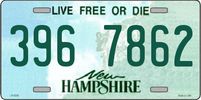NH license plate 3967862