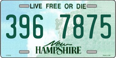 NH license plate 3967875