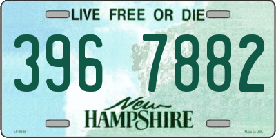NH license plate 3967882