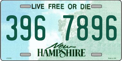 NH license plate 3967896