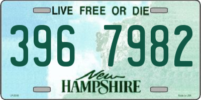 NH license plate 3967982