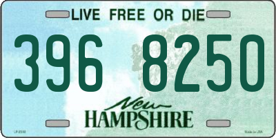 NH license plate 3968250